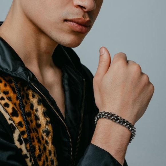 Vitaly Men's Maile Bracelet Stainless Steel S 7.5" - Picture 2 of 3